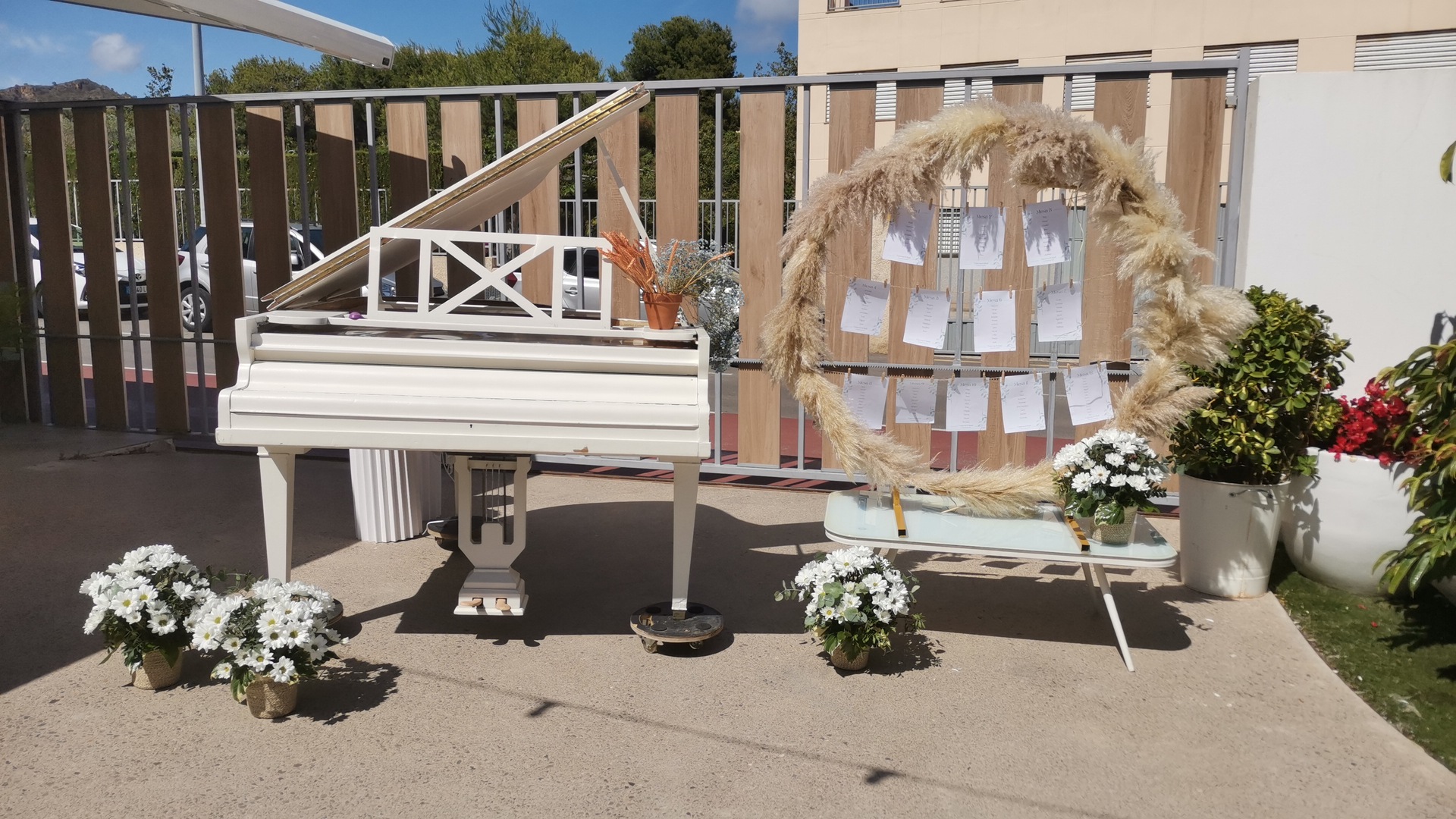 Alquiler de rincón decorativo para boda